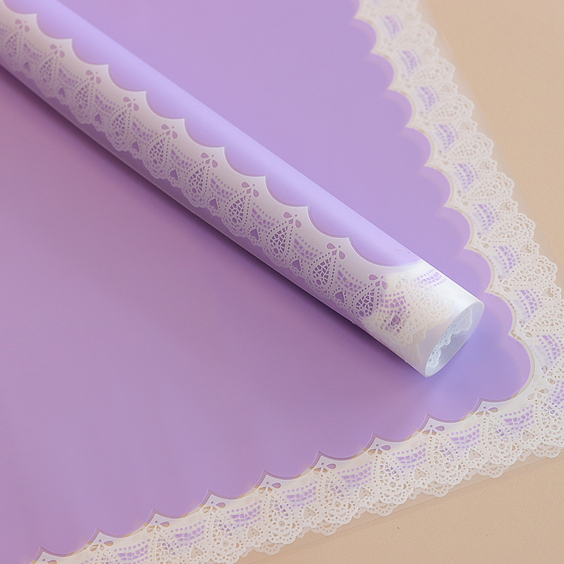 LR Lace and Floral Wrapping Paper