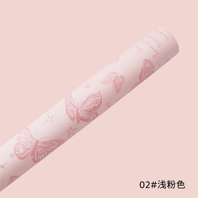 LR Butterfly Bouquet Wrapping Paper
