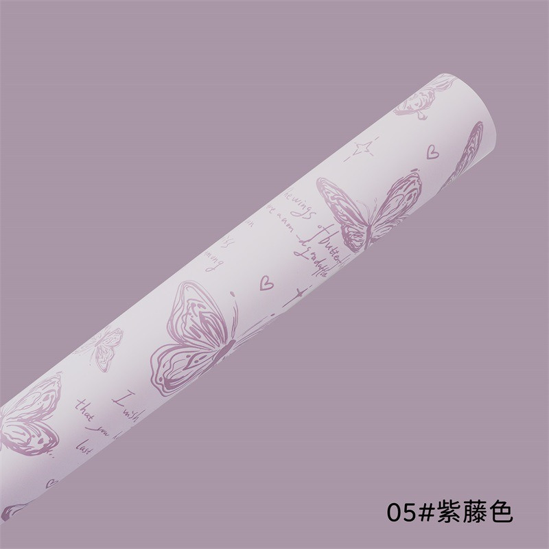 LR Butterfly Bouquet Wrapping Paper