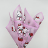 LR Rose & Hello Kitty Floral Wrapping Paper