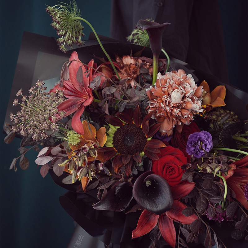 LR Minimalist-Style Photo Frame & Bouquet Wrapping Paper