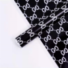 LR Guci Logo Floral Wrapping Paper Design