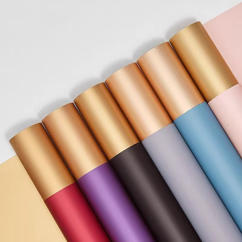LR Waterproof Gold-Stamped Patterned Wrapping Paper