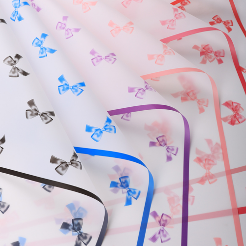 LR Magic Edge Butterfly Flower Wrapping Paper