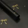 LR Flower Wrapping Paper with Heart-Shaped Knot Design