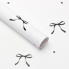 LR Flower Wrapping Paper with Heart-Shaped Knot Design