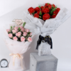 LR Letter & Newspaper-Themed Floral Wrapping Paper