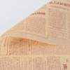 LR Letter & Newspaper-Themed Floral Wrapping Paper