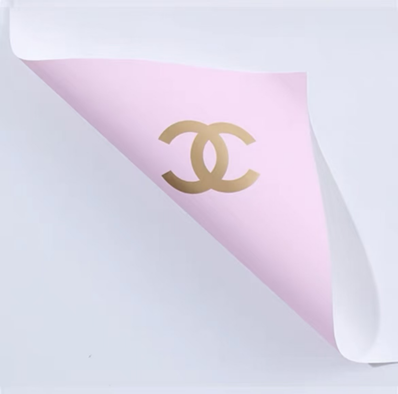 LR Channe Floral Wrapping Paper