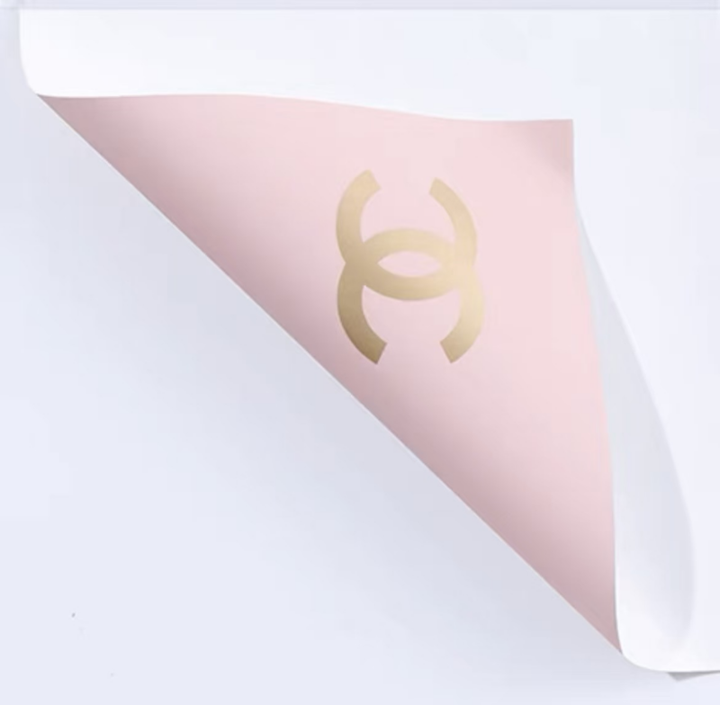 LR Channe Floral Wrapping Paper