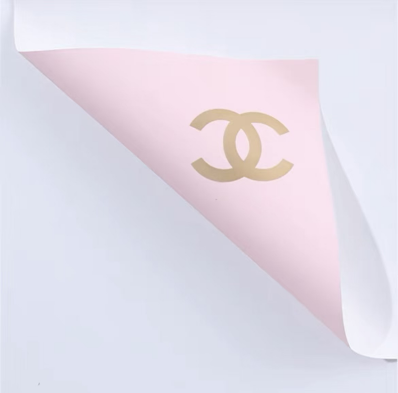 LR Channe Floral Wrapping Paper