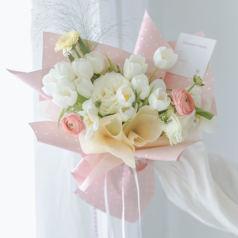 微信图片_20260402115658_5899_1 LR Polka Dot Bouquet Wrapping Paper