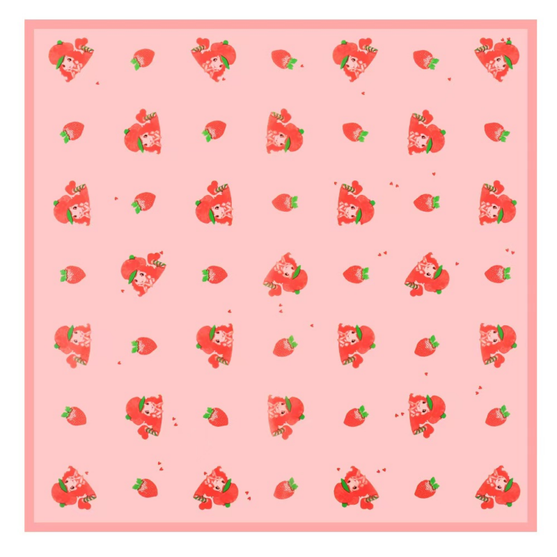微信图片_20260402121302_5926_1 LR Strawberry Girl Wrapping Paper