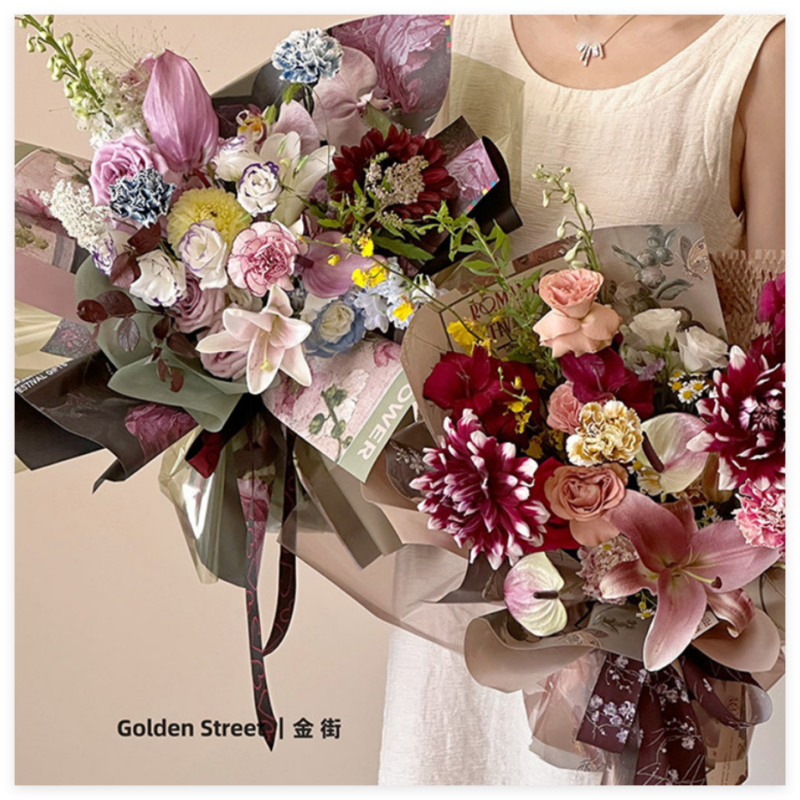 LR Dream Garden Floral Wrapping Paper