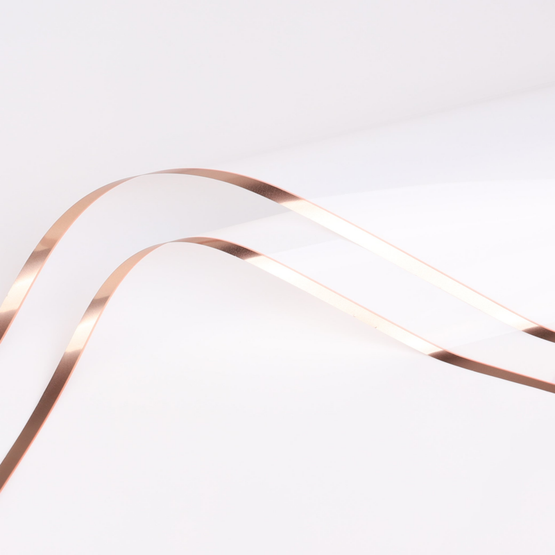 LR Gold-Thread Translucent Floral Wrapping Paper