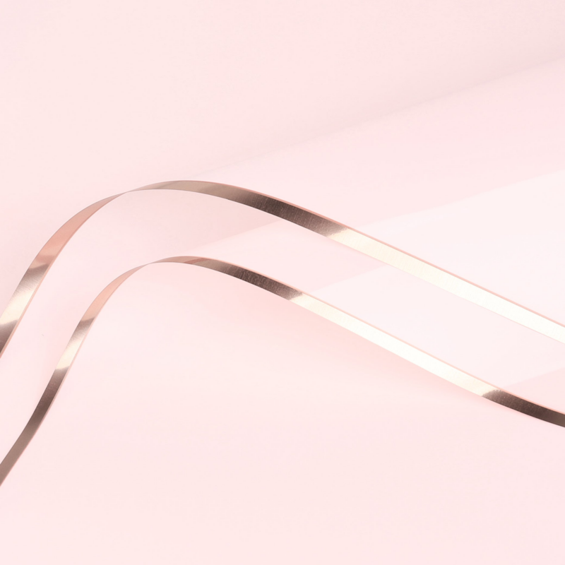 LR Gold-Thread Translucent Floral Wrapping Paper