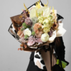 LR Cow-Print Bouquet Wrapping Paper