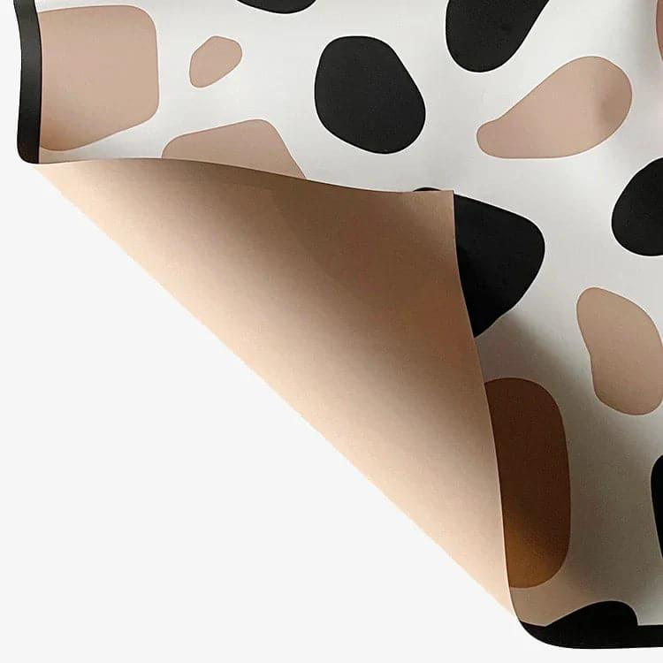 LR Cow-Print Bouquet Wrapping Paper
