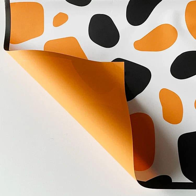 LR Cow-Print Bouquet Wrapping Paper