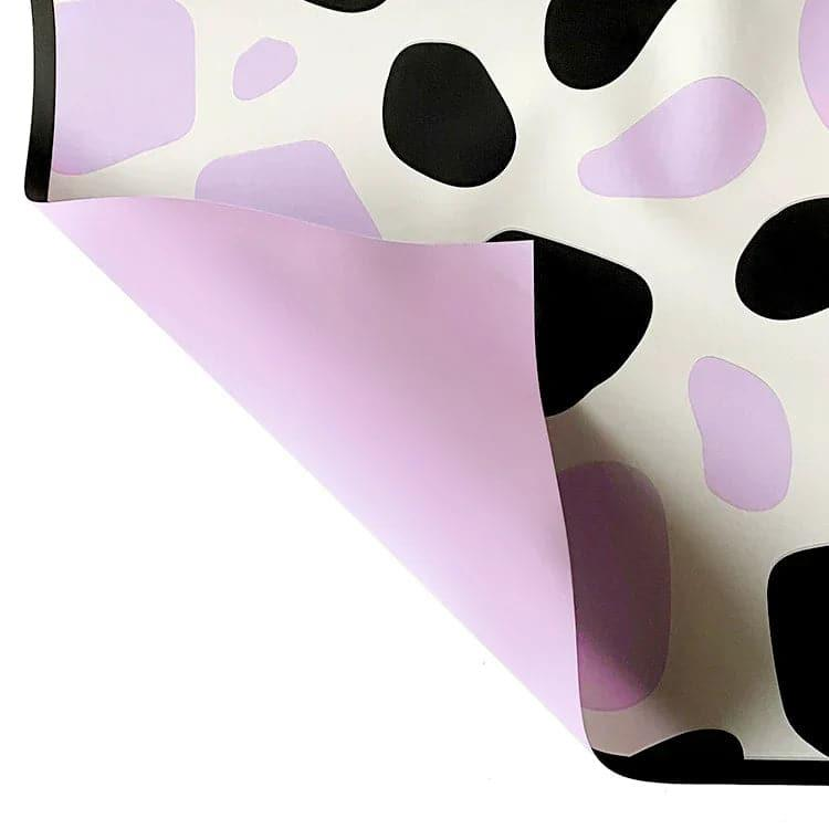 LR Cow-Print Bouquet Wrapping Paper