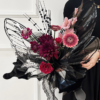 LR Butterfly Wing Flower Wrapping Paper