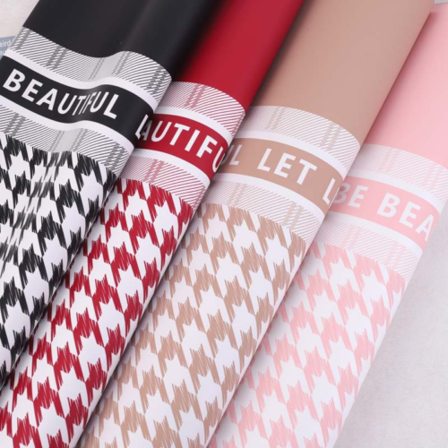 LR Houndstooth Pattern Wrapping Paper