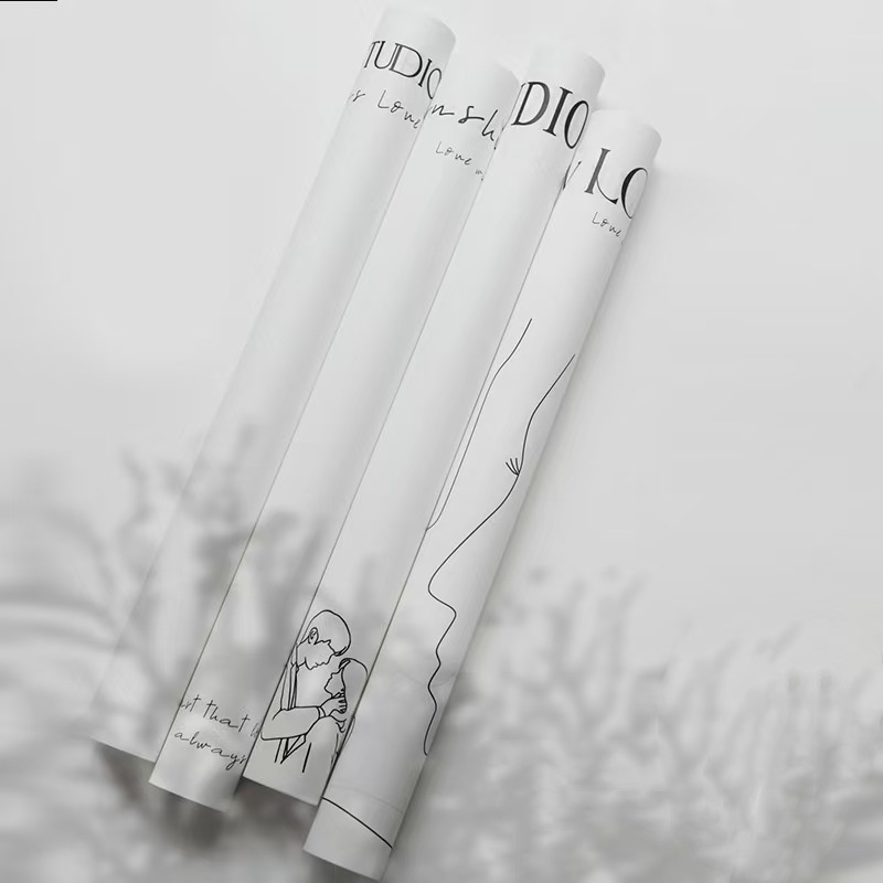 LR Simple Waterproof Wrapping Paper