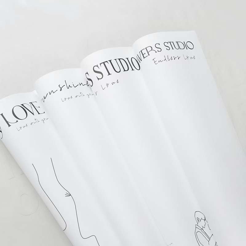 LR Simple Waterproof Wrapping Paper
