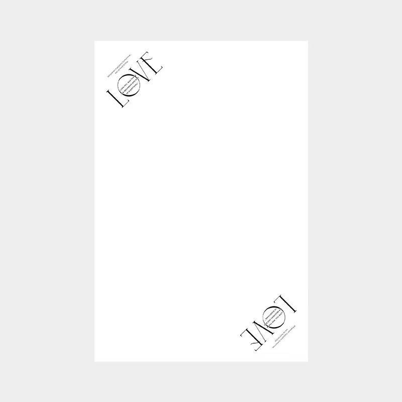 LR Simple Waterproof Wrapping Paper