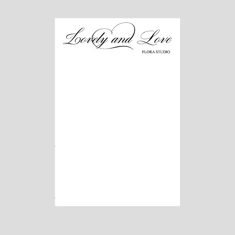 LR Simple Waterproof Wrapping Paper
