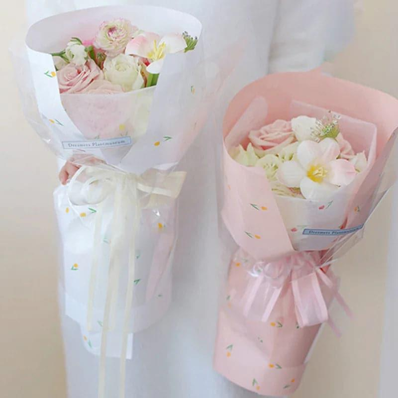 LR Tulip Flower Wrapping Paper