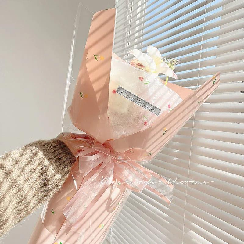 LR Tulip Flower Wrapping Paper