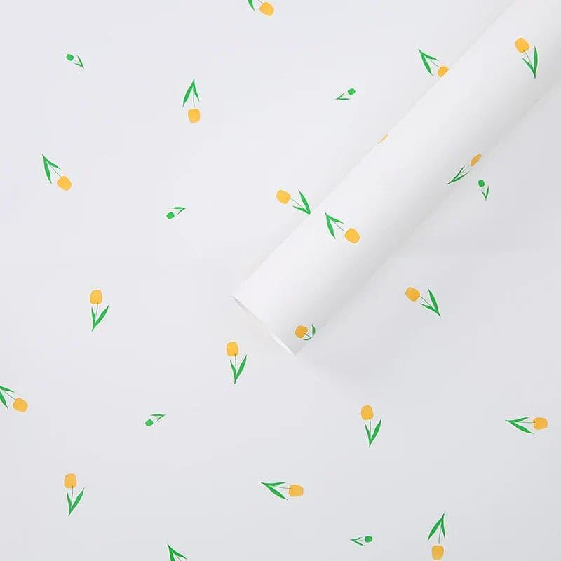 LR Tulip Flower Wrapping Paper