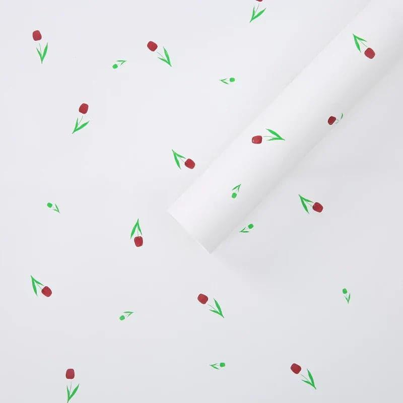 LR Tulip Flower Wrapping Paper