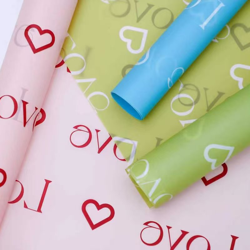 LR Eternal Love Floral Wrapping Paper