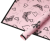 LR Butterfly Lovers Romantic Floral Wrapping Paper