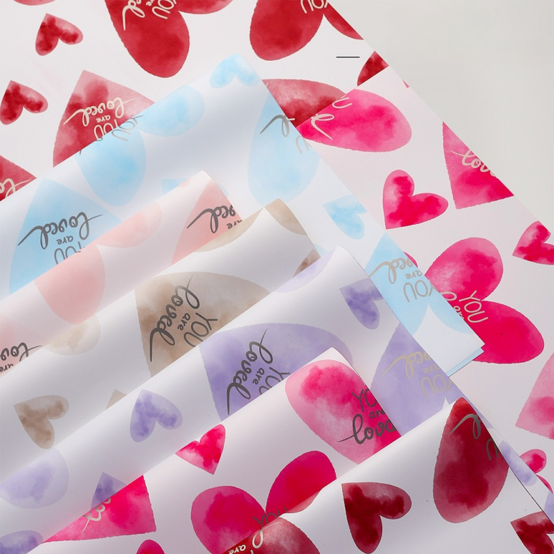 微信图片_20260403214853_6723_1 LR "You Are My Love" Flower Wrapping Paper