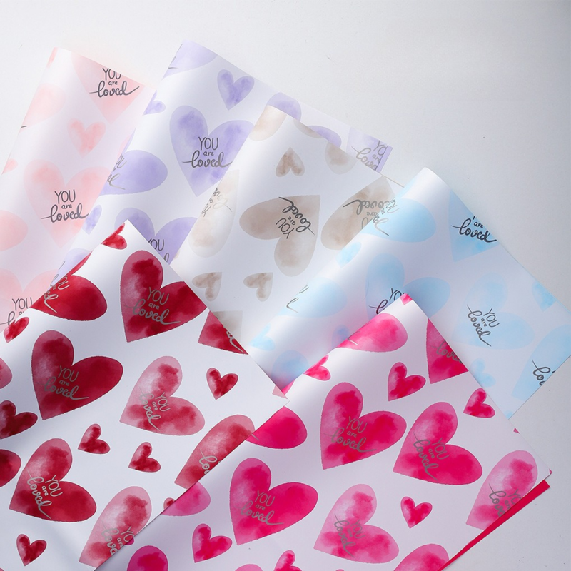 微信图片_20260403214903_6725_1 LR "You Are My Love" Flower Wrapping Paper