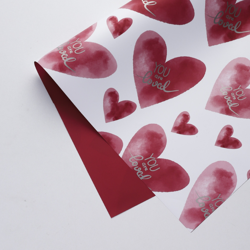 微信图片_20260403214913_6726_1 LR "You Are My Love" Flower Wrapping Paper