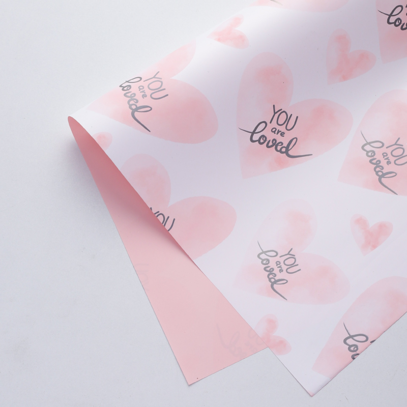 微信图片_20260403214940_6731_1 LR "You Are My Love" Flower Wrapping Paper