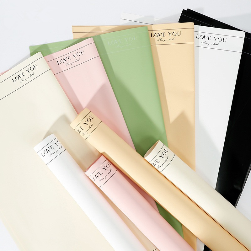 Love Edge Floral Wrapping Paper