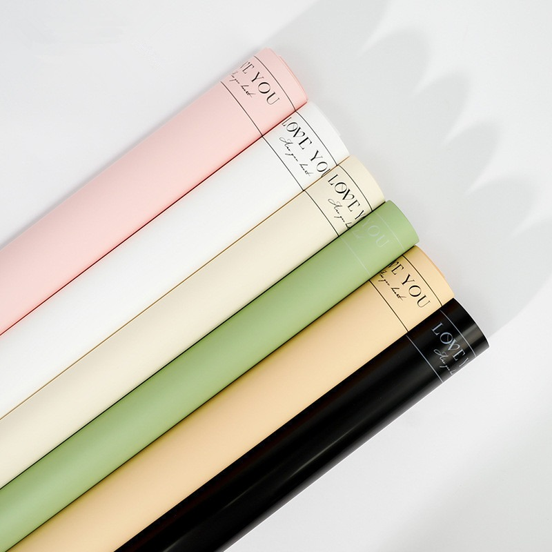 Love Edge Floral Wrapping Paper