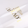 Minimalist Gold Letter & Floral Wrapping Paper