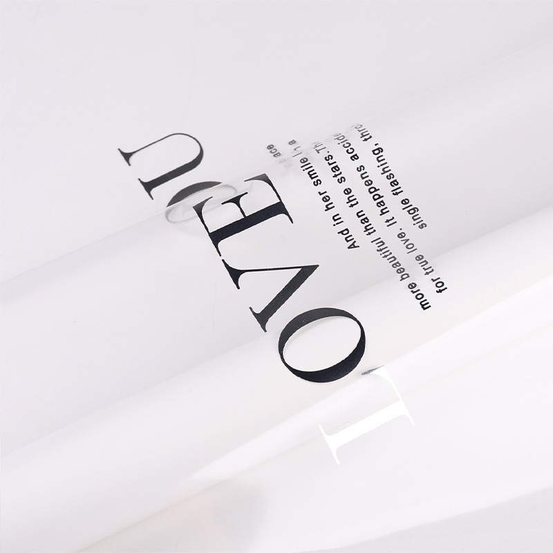 Minimalist Gold Letter & Floral Wrapping Paper