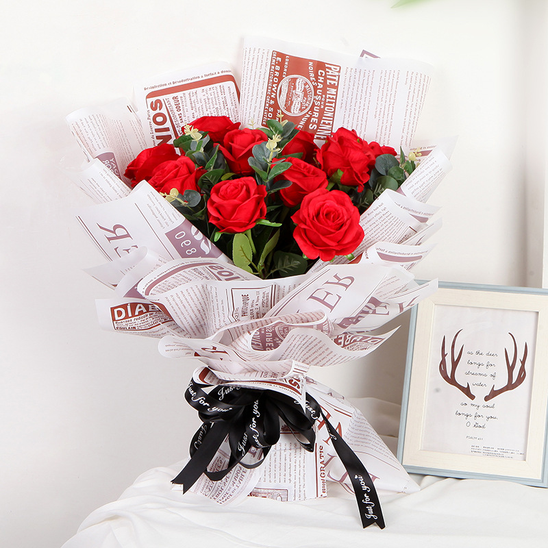 微信图片_20260404012253_6841_1 English-Themed DIY Floral Craft Wrapping Paper