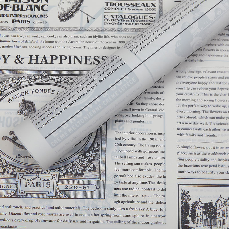 微信图片_20260404012343_6848_1 English-Themed DIY Floral Craft Wrapping Paper