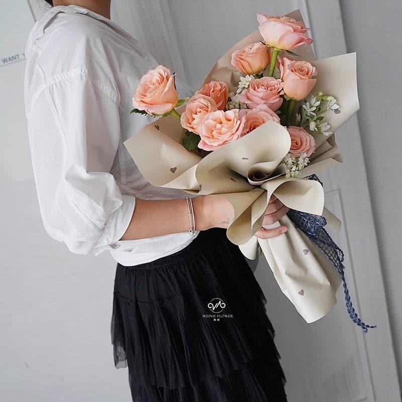 "Passionate Love" Floral Wrapping Paper