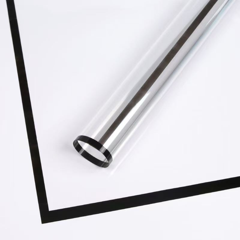 Transparent Wrapping Paper with Colored Borders (Pack of 20)