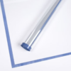 Transparent Wrapping Paper with Colored Borders (Pack of 20)