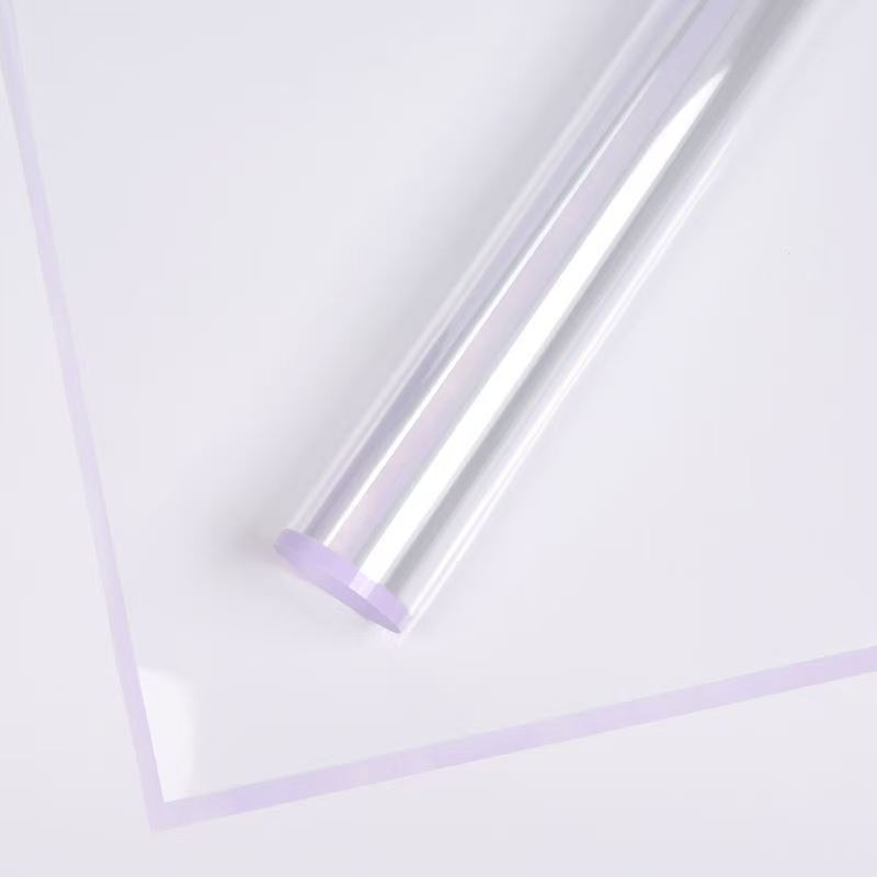 Transparent Wrapping Paper with Colored Borders (Pack of 20)